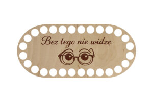 Baza Owal 7x16cm Bez tego nie widzę