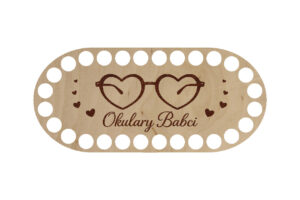 Baza Owal 7x16cm Okulary Babci